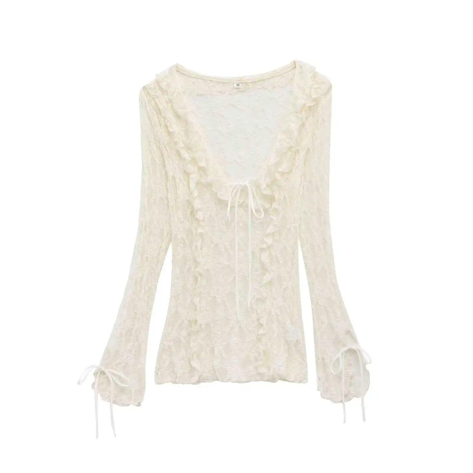SOERA Mary Layered Lace Collar Top - Top - SOERA-443843-WHI-M-31011 White M