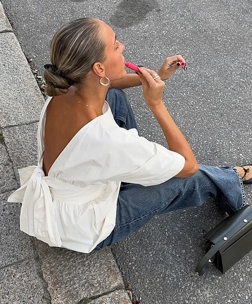 SOERA Clarisse White Tuco Top - Tops - np1770344797578428102 M