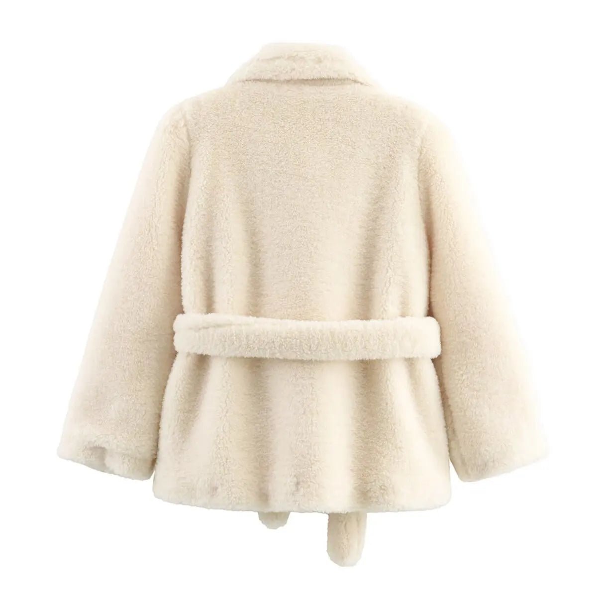 SOERA Isabelle Belted Faux Fur Coat - Women’s Coats & Jackets - 3256810138255070-;ZK1763778893338224116 Beige M