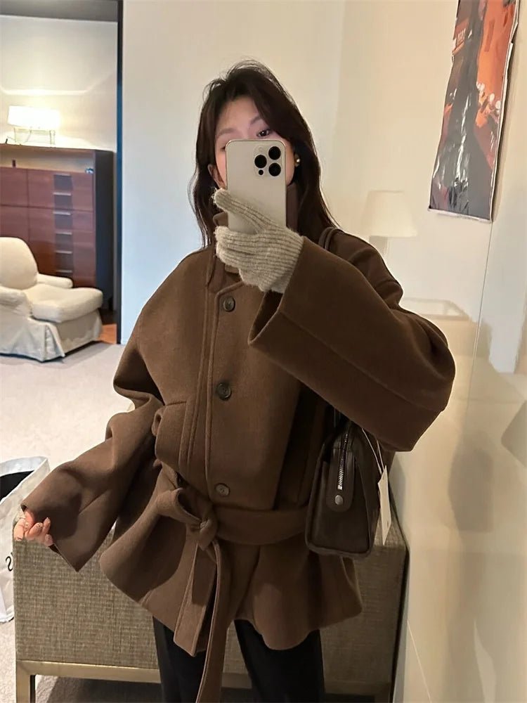 SOERA Lilly High Collar Winter Coat - Women's Coats & Jackets - Un1762772375814861980 Brown M